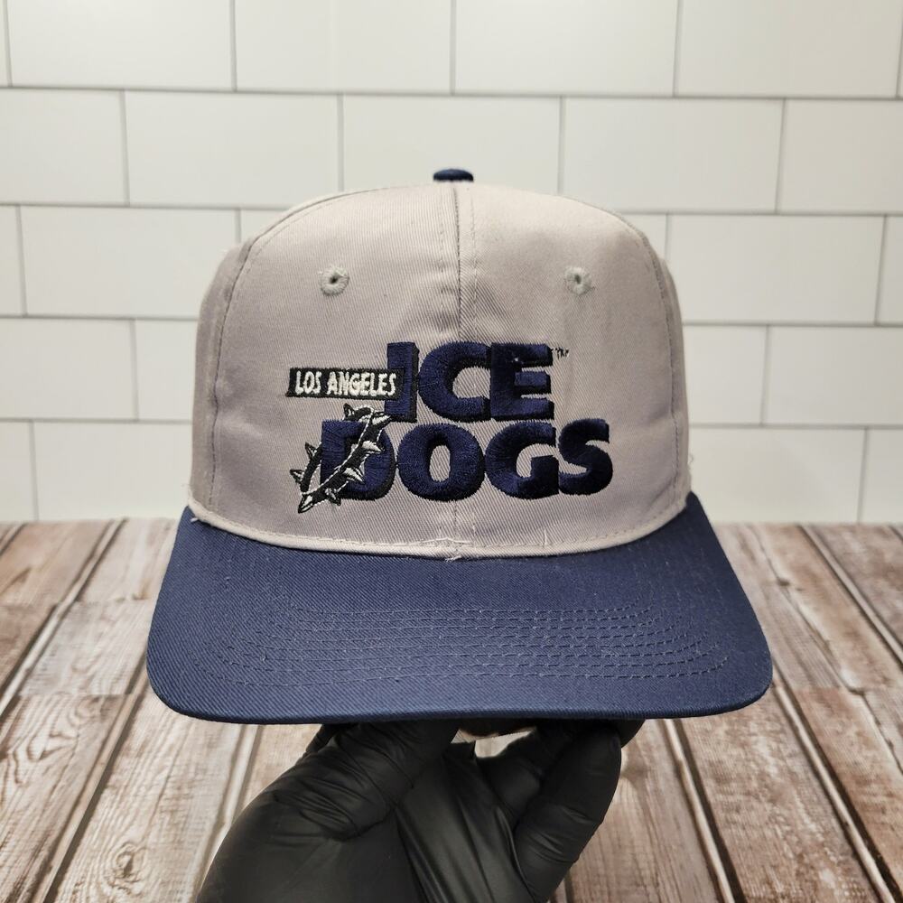 Annco Los Angeles Ice Dogs Vintage International Hockey League Snapback Hat